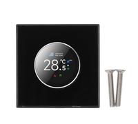 Thermostat de Bouton Intelligent, 1,81 Pouce D'écran TFT Thermostats de Contrôle de la Voix Intelligente avec Boutons de Bouton Rotatif à Double Sens