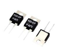 Thermostat de capteur température à interrupteur thermique KSD-01F JUC-31F 40~130 degrés NO normalement ouvert NC fermé(105c,Normally Open)