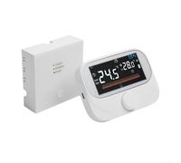 Thermostat de chaudière RF pour Tuya Smart sans fil programmable avec affichage météo et fonction antigel (WiTH3-WIFI)