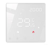 Thermostat de chauffage au sol avec connectivité, commande vocale hebdomadaire programmable pour systèmes de chauffage au sol électriques et à eau (WZEH)
