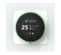 Thermostat de chauffage au sol WiFi intelligent avec bouton rotatif, interrupteur intelligent programmable pour eau 3 A / gaz ou chauffage électrique 16 A, contrôle par application (chauffe-eau monté