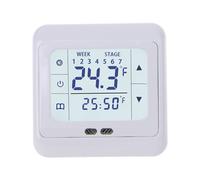 Thermostat De Chauffage D'écran Tactile De Thermorégulateur Pour Le Plancher Chaud, Contrôleur De Température De Système De Chauffage Électrique Avec La Serrure 448a D'enfant