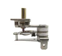 Thermostat de chauffage électrique en acier inoxydable - Accessoire réglable - Contrôleur de température pour radiateurs électriques - Thermostat de chauffage bimétallique