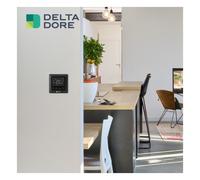 Thermostat de chauffage électrique intelligent Tybox Zigbee Noir - Delta Dore 6151060