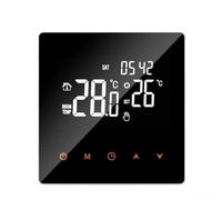 Thermostat de contrôle de température mural pour chaudière à eau et chauffage au sol Compatible avec chauffage électrique et gaz Gestion numérique intelligente Commande vocale Écran tactile LCD pour