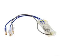 Thermostat de dégivrage bimétallique pour réfrigérateur pour système de refroidissement de congélateur, -7 ℃ à deux fils rond ou -14 ℃ capteur métallique carré à trois fils (-14 ℃ 3 lignes)