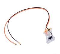 Thermostat de dégivrage bimétallique pour réfrigérateur pour système de refroidissement de congélateur, -7 ℃ à deux fils rond ou -14 ℃ capteur métallique carré à trois fils (-7 ℃ 2 lignes)