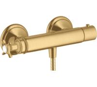 hansgrohe AXOR Montreux thermostat de douche pour montage apparent, 1 consommateur, 16261250, Couleur: Optique or brossé