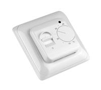 Thermostat de la salle mécanique - Installation cachée de 9x8 cm, contrôleur de bouton économe en énergie, régulateur de température réglable durable avec une sortie 16A | Contrôle de chauffage du sol