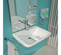 Ideal Standard CeraPlus 2 thermostat de lavabo A6692AA pour montage sur pied, désinfection thermique, chromé