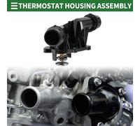 Thermostat De liquide de refroidisement Du Moteur Thermostat De Boîtier Assemblé Pour Bmw 325Ci 2001-2006 2.5L 2494Cc Plastique No.11532247019 Noir Durable