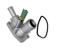Thermostat de liquide de refroidissement moteur compatible avec Fiat Grande Punto (références 55202176 et 55194029). Accessoires auto. Thermostats de radiateur Boîtier du thermostat