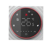 Thermostat de Maison Intelligente, Thermostat Programmable 5A avec écran LED rétroéclairé, Panneau encastré de 13 Mm d'épaisseur. Thermostat Domestique à Affichage LED Précis