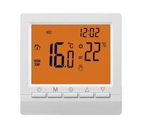 Thermostat de programmation hebdomadaire à écran LCD - Thermostat hebdomadaire intelligent - Contrôleur de chaudière à piles - Régulateur de température mural pour four à gaz - Unité de contrôle