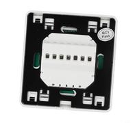 Thermostat de protection programmable pour chauffage au sol avec capteur externe intégré blanc, programmation 7 jours, verrouillage t surchauffe au sol 86 x 86 mm (3 A)