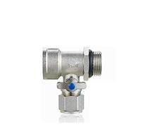 Thermostat de radiateur gauche Valve mâle filetage femelle adaptateur d'alimentation en eau 1 « » DN25 * 1620 T laiton Valeur Robinet à boisseau sphérique Ensemble de vannes de régulation