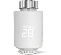Thermostat de Radiateur Intelligent Wi-FI, Smart Thermostat Radiateur Connecté,Contrôle par Application, Pas Besoin de Passerelle, Compatible avec Alexa et Google Home, Programmable (1 PCS)