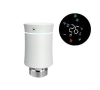 Thermostat de radiateur sans fil avec application Smart Life pour tuya, contrôleur de chauffage programmable 5 + 2 jours, mode écologique pour économie d'énergie, pour zigbee pour passerelle requise