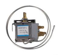 Thermostat de réfrigérateur longue durée WPF22 WPF24 (WDF20-L) | Compatible avec WPF22 WPF24, connexion de terminal sans couture, fonctionnement fiable, construction robuste, 2 unités