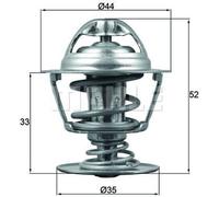 Thermostat de refroidissement Filtre de conduite MAHLE pour CITROËN C5 III
