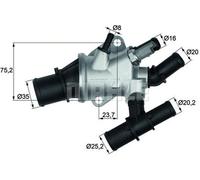 Thermostat de refroidissement MAHLE pour ALFA ROMEO 147
