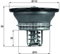 Thermostat de refroidissement MAHLE pour MACK RENAULT VOLVO