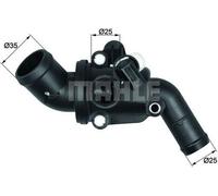 MAHLE ORIGINAL TI 14 87 Thermostat d'eau
