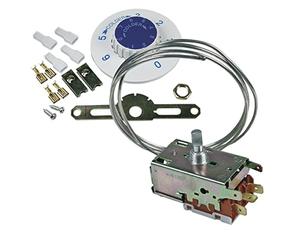 Thermostat de refroidissement pour réfrigérateur avec dégivrage automatique, alternative Ranco VT9 K59-L1102 comme VT91200 mm, tube capillaire 3 x 6,3 mm AMP