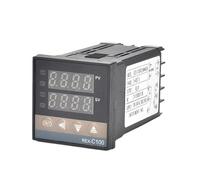 Thermostat de régulateur de température numérique REX-C100, sortie SSR de Type K, relais SSR 40DA, vis K/J M6, sonde de Thermocouple de 1m(REX-C100 K SSR)