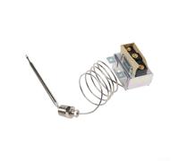 Thermostat de sécurité friteuse à pour gaz 232°C acier Thermostat | Acier inoxydable, limite 232°C, prévient surchauffe, compatible pour gaz, sécurité cuisine