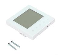 Thermostat de sol programmable pour chauffage électrique radiant, panneau de commande de chaudière mural avec capteurs internes et au sol, horaire hebdomadaire à 6 périodes, verrouillage enfant