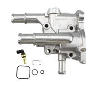 Thermostat de voiture Capteur de couvercle de boîtier de thermostat de voiture automatique de refroidissement de moteur en aluminium/adapté for Chevrolet Cruze Opel Zafira Astra Epica 96984103 9681725