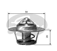 Gates Thermostat d'eau TH00182G2