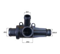 Thermostat d'eau MAHLE TH 45 87