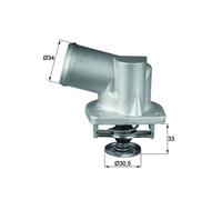 Thermostat d'eau MAHLE TI 132 92D