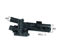 Thermostat d'eau MAHLE TI 39 89