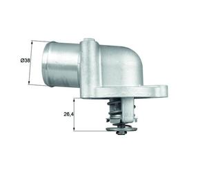 Thermostat d'eau MAHLE TI 78 87D