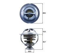 Thermostat d'eau MAHLE TX 123 95D
