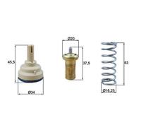 Thermostat d'eau MAHLE TX 181 95D