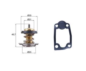 Thermostat d'eau MAHLE TX 266 79D