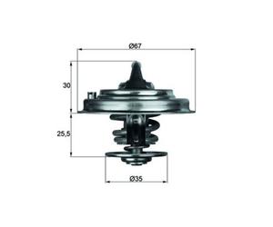 Thermostat d'eau MAHLE TX 30 92D