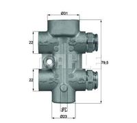 Thermostat d'huile TO 8 80 MAHLE pour MERCEDES-BENZ CLASSE M CLASSE E CLASSE R