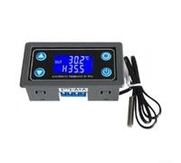 Thermostat Digital Double Mode pour chauffage et Refroidissement ABS | Précision 0.1°C, lecture rapide 0.5s, capteur NTC10K haute sensibilité, surveillance climat