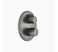 Thermostat encastré MADISON de Dornbracht avec régulation de débit à sens unique, 36425977-99, Couleur: foncé Platine mat