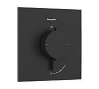 hansgrohe Ecostat Comfort E Thermostat encastré pour 1 consommateur, 33710670, Couleur: noir mat