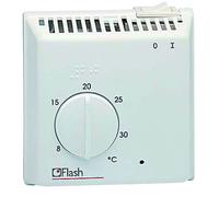 Thermostat électronique - HAGER - 25513 - Entrée fil pilote 230V - Régulation électronique - IP30