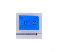 Thermostat Encastrable 220V pour Ventilo-Convecteur 3 Vitesses | 3 vitesses ventilateur, contrôle pour précis 5-35°C, pour idéal ventilo-convecteur, installation encastrée, moderne