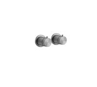 Thermostat encastrable prêt à lemploi Gessi 316, 1 sortie gauche pour corps encastrable, 54232299, Couleur: Noir XL