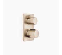 Thermostat encastré Dornbracht avec réglage de débit à sens unique, 36425670-46, Couleur: Champagne brossé