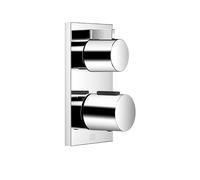 Thermostat encastré Dornbracht avec réglage de débit à sens unique, 36425670-93, Couleur: Chrome brossé